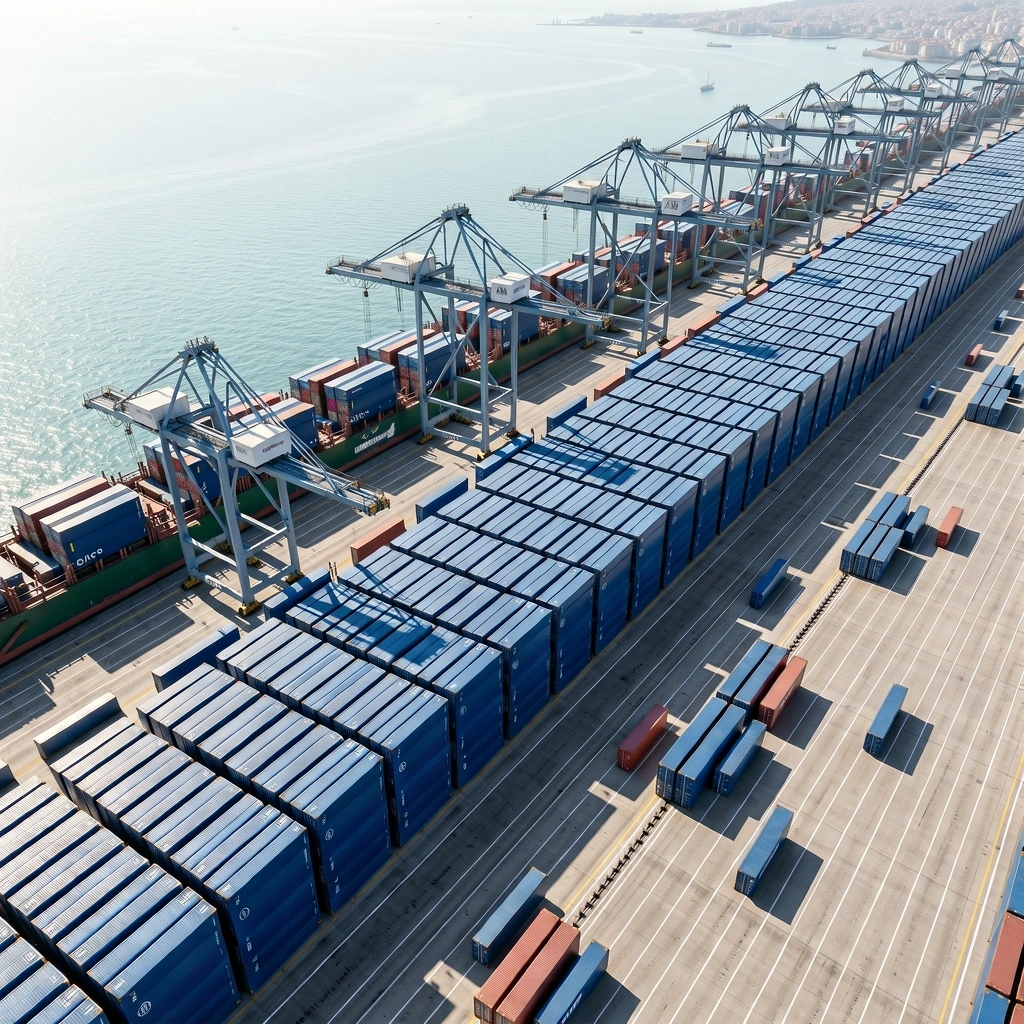 Logistics and market flow visual